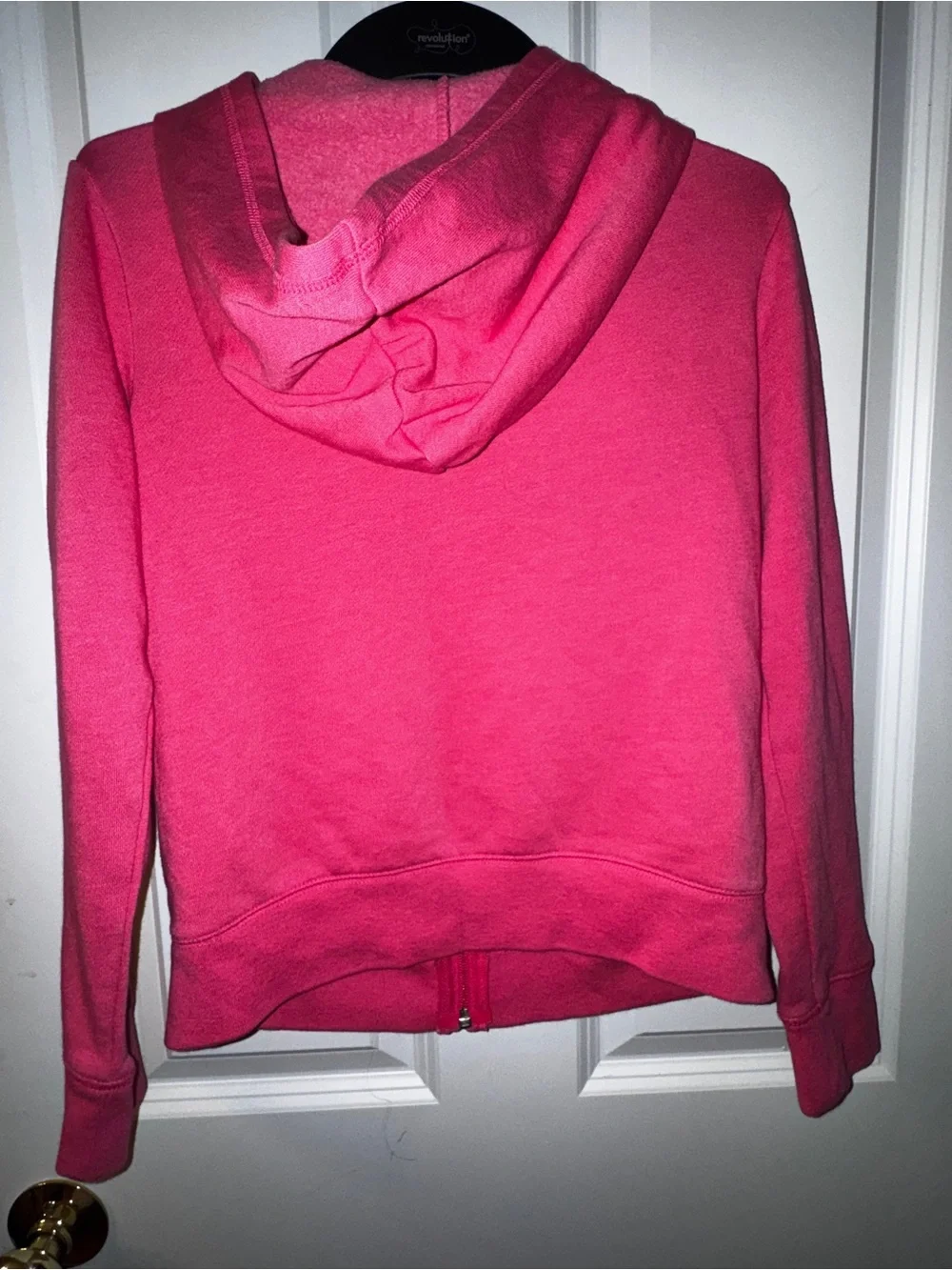 GAP Hot Pink Full-Zip Hoodie with White Logo